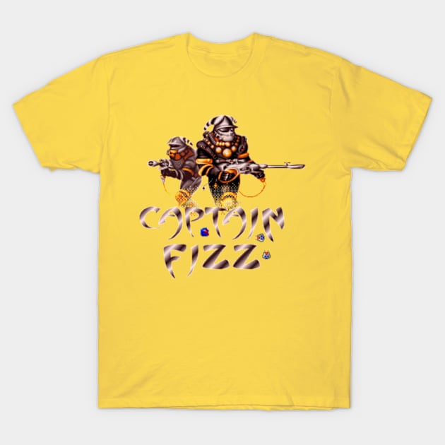 Captain Fizz meets the Blaster-trons T-Shirt by iloveamiga